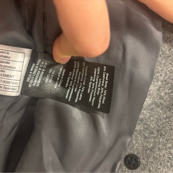 Aritzia Babaton Charcoal Gray Coat - Picture 7 of 17